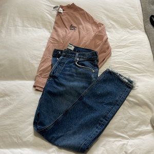 H&M Pink Crew Sweater